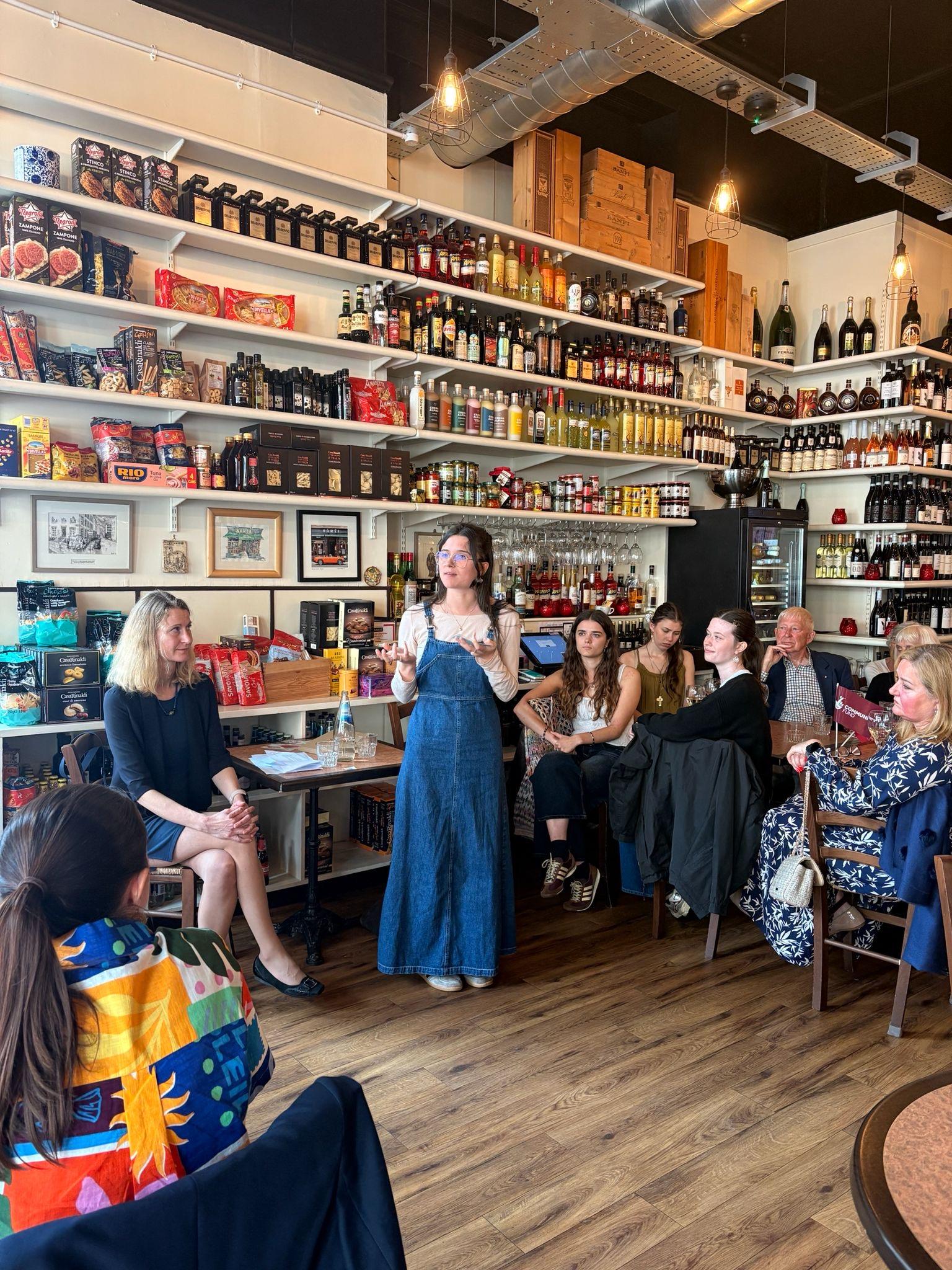 Talk and Toast: Building Communities