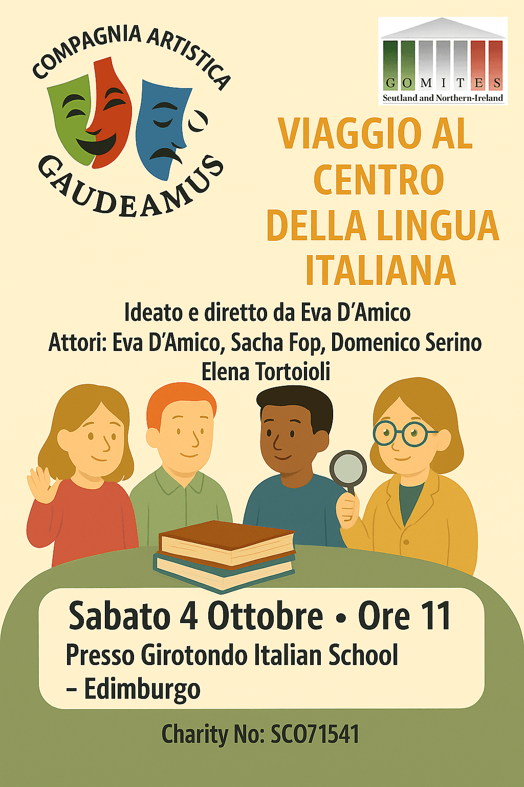 Viaggio al centro della lingua italiana — locandina