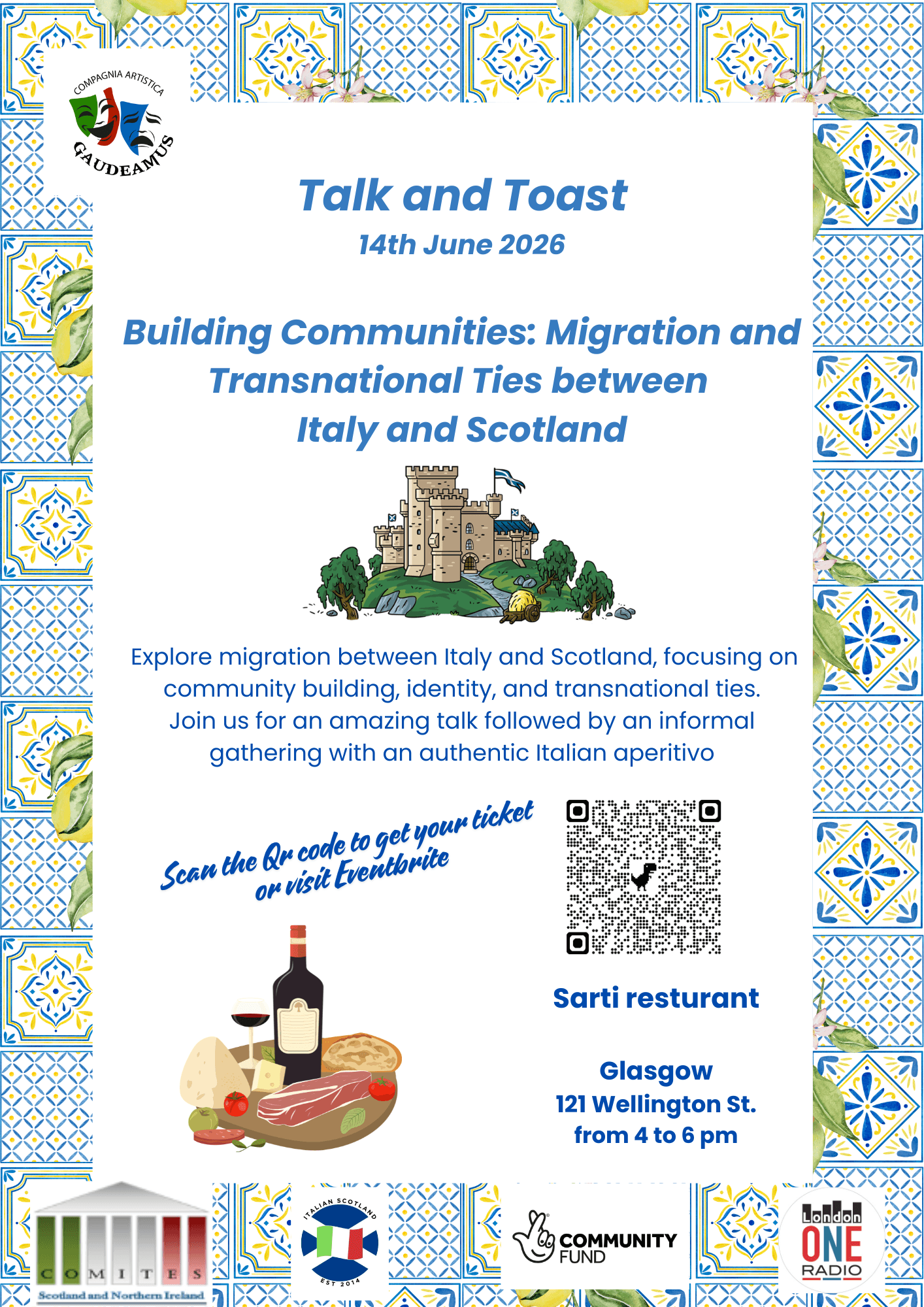 Talk and Toast: Building Communities